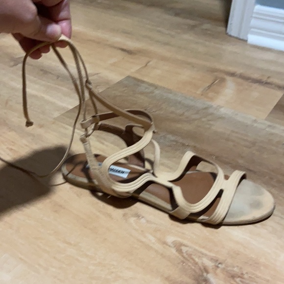 Steve Madden Size 10 Nude Lace Up Sandal - Picture 3 of 3